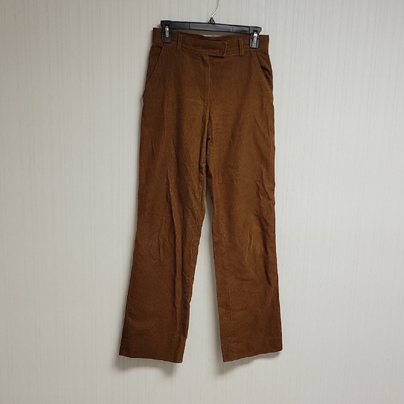 A.P.C. Pants - A.P.C. Women's Corduroy Trousers in Rich Brown, Sz 28. Quiet Luxury Office